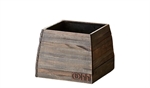 Urtepotte Woody Pot sort 16 x 16 x 13 cm fra Lübec Living OOhh - Tinashjem